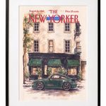 Vintage New Yorker Aime Leon Dore Poster, Green Porsche 993 NYC Storefront