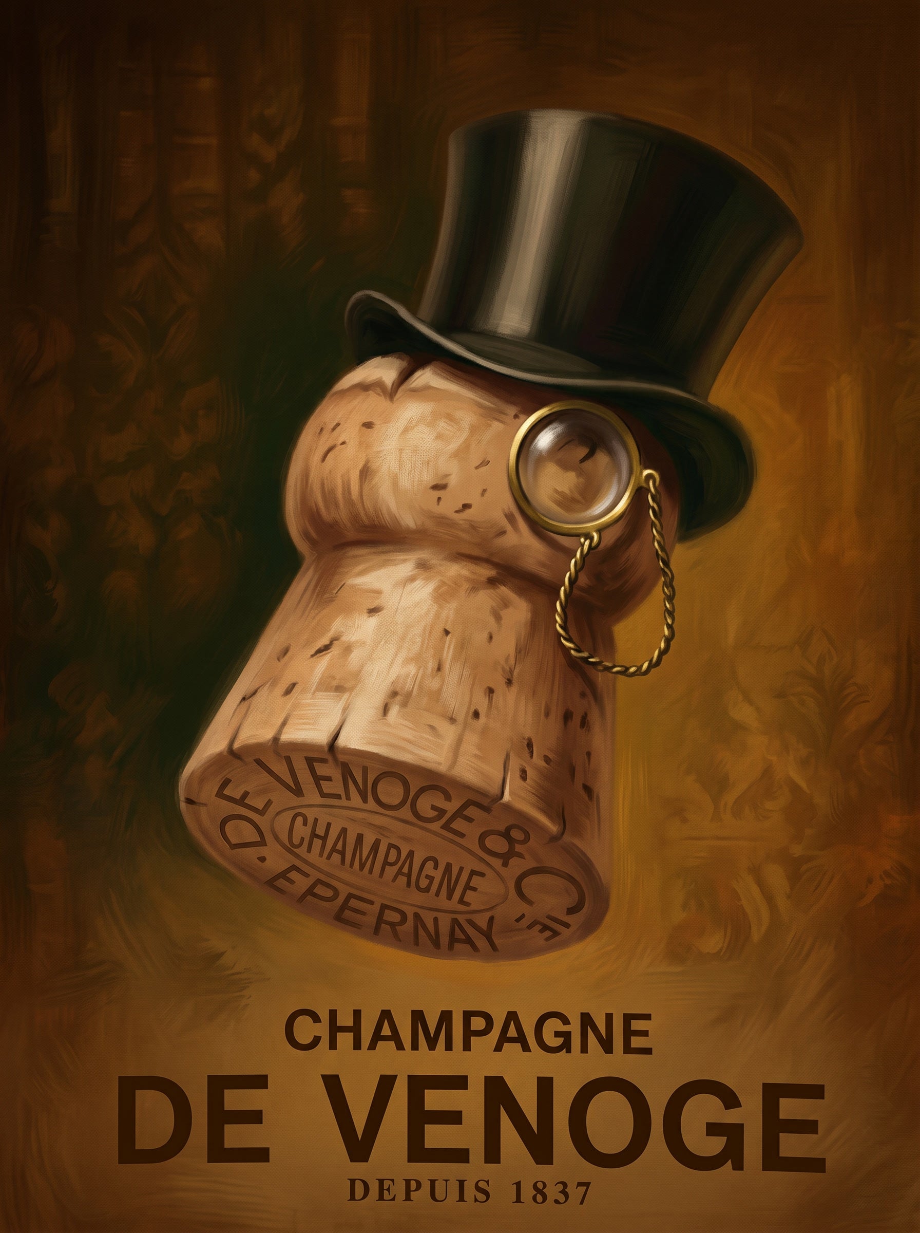 Champagne Top Hat