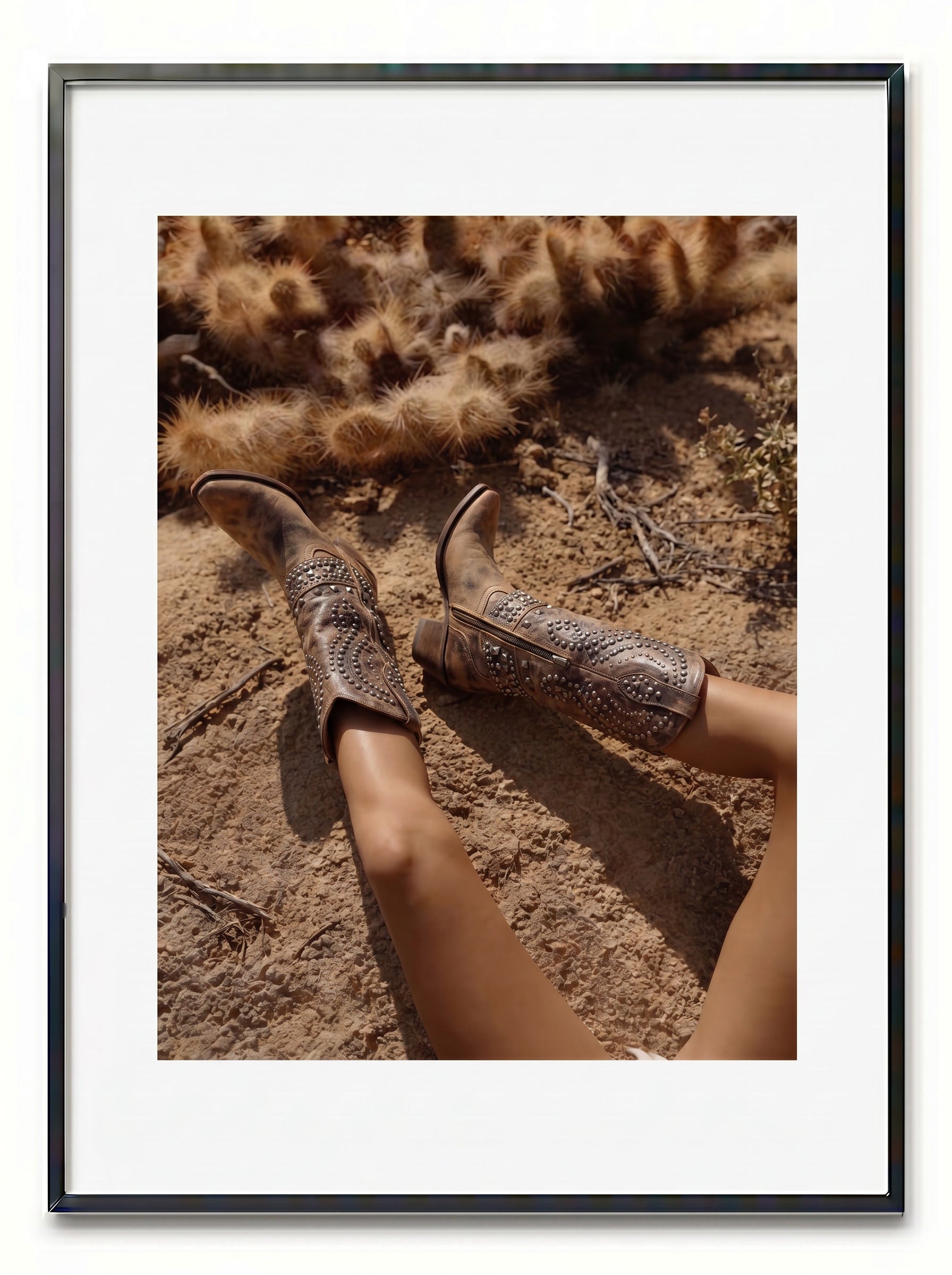 Cowgirl Resting
