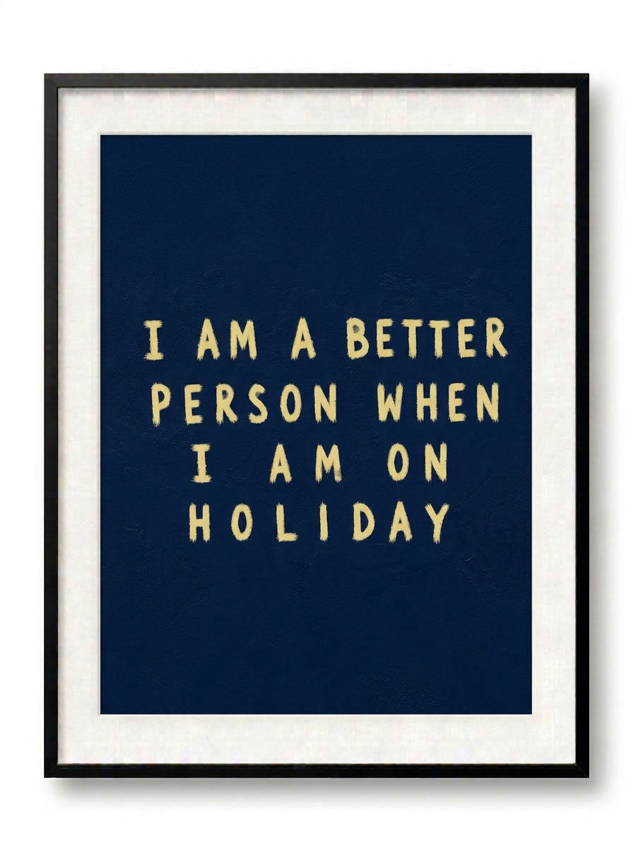 Better on vacation