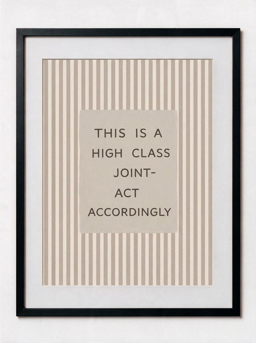 High Class joint