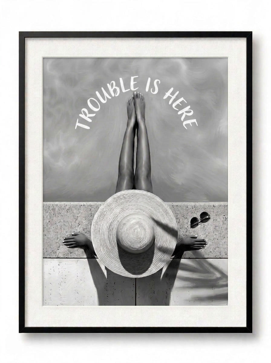 Trouble is here