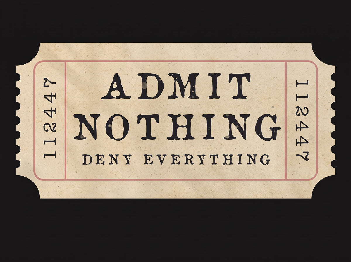 Admit nothing