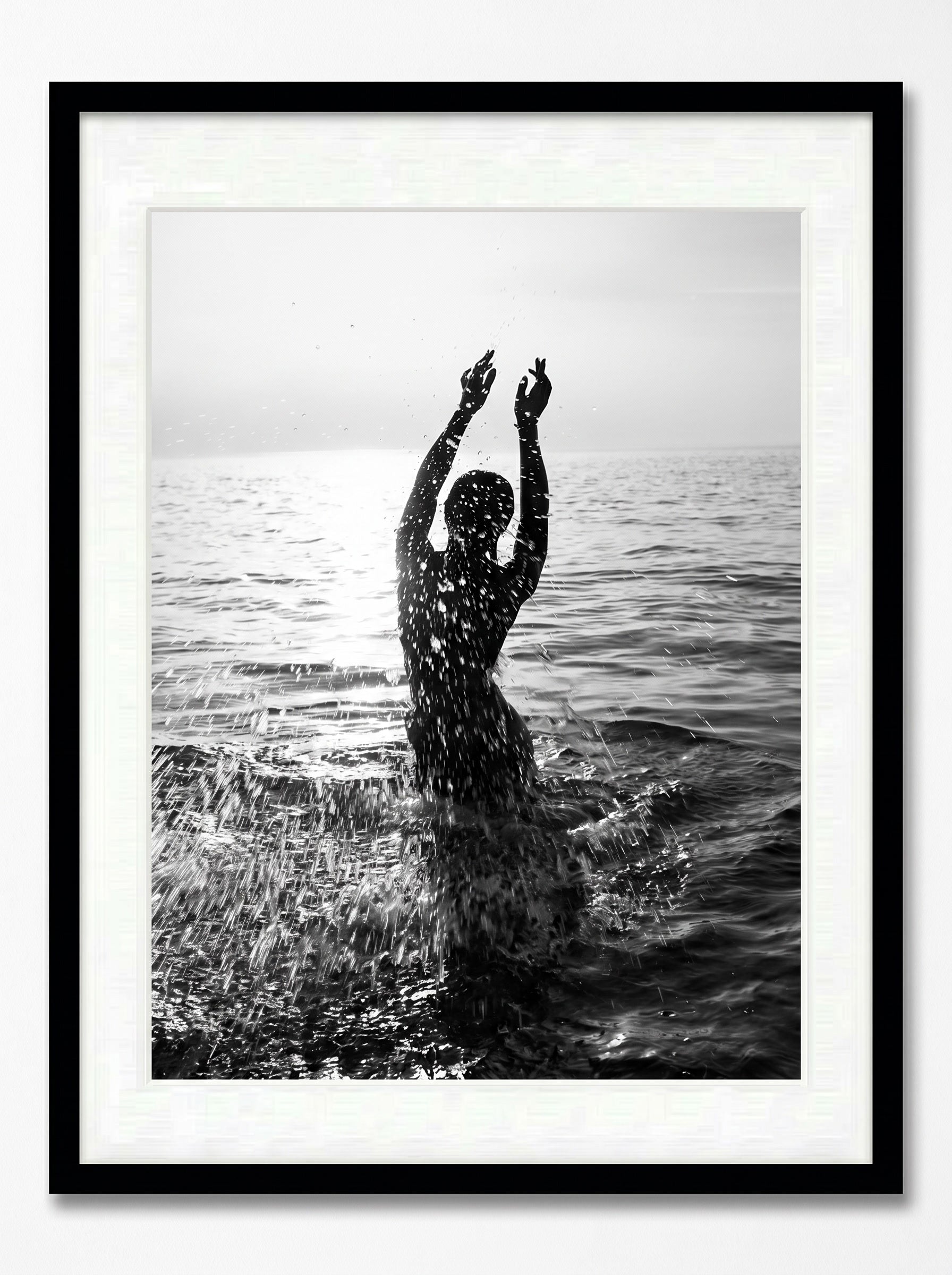Dancing in the ocean